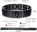 N3 ZELEK Magnetic Bracelet Women Stress Magnetic Bracelet Men Strong Magnet BIO Energy Bracelet Magnetic Bracelets Women Magnetic Wristband Bangle Men Bangle Women Wristband Women Chakra Bracelet