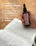 Cell Evolution Cordyceps Full Spectrum Liquid Mushroom Drops Supplement, Super Strength 90,000mg (15:1), Energy Booster & Improves Performance, Natural & Suitable for Vegans & Vegetarians