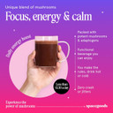 Spacegoods Rainbow Dust 240g | 30 Servings | Flavoured Mushroom Coffee | 80mg of Natural Caffeine | Lions Mane, Chaga, Ashwagandha & Vitamin B5 | Sharper Focus, Energy & Calm | Vanilla & Cinnamon