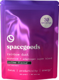 Spacegoods Rainbow Dust 240g | 30 Servings | Flavoured Mushroom Coffee | Decaffeinated | Lions Mane, Chaga, Ashwagandha & Vitamin B5| Sharper Focus, Energy & Calm | Coffee
