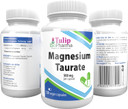 Magnesium Taurate 2000mg Per Serving 120 Vegan Capsules, 3rd Party Lab Tested