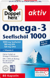 Double Heart Seefischöl Omega3 1000 mg (Pack of 80)