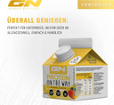 GN Laboratories Protein on The Way (6 x 300 ml Mango) - Practical Lactose Celebration Egg Clear Protein Drink - Ideal for Muscle Building