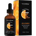 New York Biology Vitamin C Serum For Face With Hyaluronic Acid And 20% Vitamin C - 1 Fl Oz  Moisturizing Anti Aging Face Serum For Dark Spots, Dark Circles, Fine Lines And Wrinkles