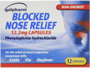 Galpharm Blocked Nose Relief 12 Capsules x 5 Boxes (60 Capsules)