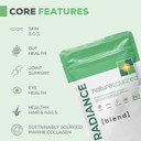 NATURE SQUARED Radiance [Blend]: Premium Probiotics & Marine Collagen Capsules - 240 High Strength Collagen Capsules with Vitamin A, C, Biotin - 8 Month Supply - Non GMO - Gluten Free - GMP - UK Made
