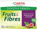 Ortis Ortisan Natural Laxative Fruit and Fibre Cubes - NEW FLAVOUR - RHUBARB/TAMARIND/FIG (12)