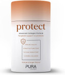 Pura Collagen Powdered Supplement (Protect) 5,000mg Bioactive Collagen Peptides® with Added Vitamin B12, Vitamin D3 and Natural Ginger Root Extract