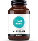 Viridian - Travel Biotic, 30 Caps | Digestive Health Support for Work & Holiday Travel | Contains Friendly Yeast, Saccharomyces Boulardii with Ginger | Nutritionist Formulated