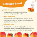 Zooki Marine Collagen Liquid Sachets 5,000mg  Great Taste, Sugar Free  High Strength Marine Collagen Supplements for Women & Men  Skin, Joints & Hair (Berry Flavour, 14 Servings)