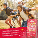 Natures Aid Super Stars Multivitamin & Minerals - Immune Support, Growth & Development - Natural Fruit Flavour Multi-vitamins for Kids Aged 4-12 Years - Vegan Non-GMO Gluten-Free - 60 Chewable Tablets