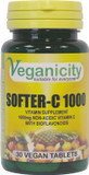 Veganicity Softer-C 1000 : Non-Acidic Vitamin C Supplement - 60 Vegan Tablets, in a Planet-Friendly 99% Recycled Pot Veganicity Softer-C 1000 : Non-Acidic Vitamin C Supplement - 60 Vegan Tablets, in a Planet-Friendly 99% Recycled Pot