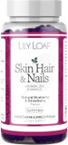 Lily & Loaf Skin, Hair & Nail Gummies  60 Vegetarian Gummies | 30-Day Supply | with Biotin & Vitamin E for Hair Growth, Skin Radiance & Nail Strength | Beauty Supplement for Women & Men