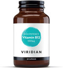 Viridian - Vitamin B12 1000?g, High Potency - 60 Caps | Two Active Forms of B12 | Normal Red Blood Cell Formation, Immune Support | Reduce Tiredness & Fatigue | Nutritionist Formulated