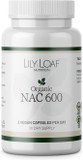 NAC 600mg  30 Day Supply  N-Acetyl Cysteine  Gluten-Free, Organic, Vegan & Vegetarian Friendly  Antioxidant & Immune Support Supplement