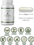 NAC 600mg  30 Day Supply  N-Acetyl Cysteine  Gluten-Free, Organic, Vegan & Vegetarian Friendly  Antioxidant & Immune Support Supplement