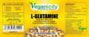 Veganicity L-Glutamine 500mg : Digestive Health Amino Acid Supplement : 30 Tablets, in a Planet-Friendly 99% Recycled Pot