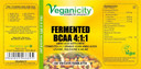 Veganicity Fermented BCAAs 4:1:1 1000mg : Amino Acid Supplement : 60 Tablets, in a Planet-Friendly 99% Recycled Pot