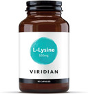 Viridian - L-Lysine 500mg - 90 Veg Caps, Vegan | Essential Amino Acid | Immune Support, Muscle Health, Collagen Production & Skin Health | 100% Active Ingredients | Nutritionist-Formulated