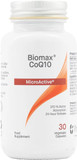 Biomax CoQ10 Microactive 30 Vegetable Capsules| 370% Better Absorption| Doubles CoQ10 Levels Within 3 Weeks| 24 Hour Release