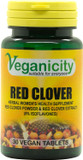 Veganicity Red Clover : Women's Health Plant Supplement : 30 Tablets
