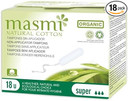 Masmi - Disposable Tampons without Applicator, Super (18 Pack)