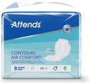 Attends Contours 8 Air Comfort, 112 Units (4 Packs of 28)