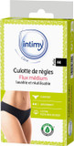INTIMY Care - Size 42 - Medium Flux - Fabric in Contact with The Skin Made from 95% Organic Cotton - Everyday Comfort and Freedom of Movement - Washable and Reusable