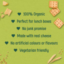Organix Mini Organic Cheese Crackers, Toddler Snack, 12+ Months, Multipack, 4 x 20 g Packs Per Box (3 Boxes Total)