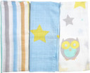 Beaming Baby 100% Organic Cotton Muslin Squares for Babies. Extra Absorbent, Pure, Soft, Breathable Baby Muslin Cloths 60x60cm. Baby Essentials, Burp Cloths, Face Cloths, Wash Cloths