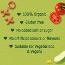 Organix Carrot Stix Organic Toddler Snack, Finger Food, Corn Puffs, 10+ Months, Multipack, 4 x 15 g Bags Per Pack (3 Packs Total)