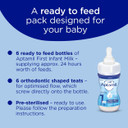 Aptamil 1 First Baby Milk Formula Starter Pack Ready to Use Liquid, from Birth, 6x70 ml