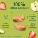 Organix Strawberry Rice Cake Clouds, Baby Rice Cakes Snack, Finger Food, 7+ Months 40 g (Pack of 6)