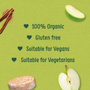 Organix Apple Organic Rice Cake Clouds Finger Food Snack 7+ Months, 4 x 18 g Bags Per Pack (5 Packs Total)