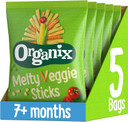 Organix Melty Organic Veggie Sticks 7+ Months 15 g (Pack of 5)
