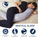 Niimo XXL+ Pregnancy Pillow & Nursing Pillow - PLUS Pregnancy Sleeping Wedge, 100% Cotton Cover, 100% Machine-Washable, Jungle (200 x 70 cm)