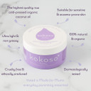 Kokoso Baby - Organic Coconut Oil - 100% Natural Baby Oil - For Dry, Sensitive Skin & Eczema Prone Skin - Ultra Lightweight & Non Greasy - Suitable from Newborn Upwards - 70g