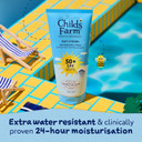 Childs Farm Kids & Baby Sun Cream SPF 50+ | UVA & UVB Very High Protection | Extra Water Resistant | Fragrance Free | Suitable for Dry, Sensitive Skin, 200ml