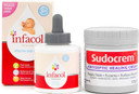Infacol & Sudocrem New Born Bundle | Includes Infacol Colic Drops 85ml + Sudocrem Antiseptic Healing Cream 125g | Colic relief for babies and Nappy Rash Cream