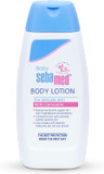 Sebamed Baby Bath Time Set | Includes Gentle Wash, Bubble Bath, Body Lotion and Hooded Towel in Colourful Gift Box