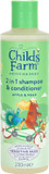 Childs Farm 2 in 1 Hair Shampoo and Conditioner, Gentle Tear Free, Apple and Pear Fragrance, Children, Kids, Baby, 250ml Childs Farm 2 in 1 Hair Shampoo and Conditioner, Gentle Tear Free, Apple and Pear Fragrance, Children, Kids, Baby, 250ml