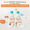 Aveeno Baby Kids Conditioner 250ml | Enriched with Soothing Oat & Shea Butter | Hair Conditioner for Children Developed for Your Little Superhero | Childrens Toiletries Sets