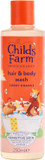 Childs Farm Kids Hair & Body Wash, Sweet Orange | Tear-free, Gently Cleanses | Suitable for Dry, Sensitive Skin, 250ml (Pack of 2)
