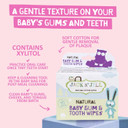 Jack N' Jill Natural Baby Gum & Tooth Wipes - 25 pcs, Baby Oral Cleaner, Individually Wrapped, Contains Only Water & Xylitol, Made from Soft Cotton, Free from Fluoride & Sugar, Safe for Newborn Babies Jack N' Jill Natural Baby Gum & Tooth Wipes - 25 pcs, Baby Oral Cleaner, Individually Wrapped, Contains Only Water & Xylitol, Made from Soft Cotton, Free from Fluoride & Sugar, Safe for Newborn Babies