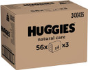 Huggies Natural Care, Baby Wipes - 12 Packs (672 Wipes Total) - Aloe Vera Wet Wipes with Natural Fragrance - Hypoallergenic with no alcohol