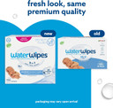 WaterWipes Original Baby Wipes, 360 Count (6 Packs), 99.9% Water-Based Wipes, Unscented, For Sensitive Skin, Packaging May Vary