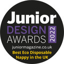 Beaming Baby Organic Bamboo Eco Nappies XL Size 6 (16+ kg + / 35+ lb) - 20 in Pack. Biodegradable, Hypoallergenic, No Nappy Rash, Recyclable Paper Packaging