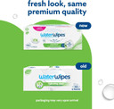 WaterWipes Hydrating Clean Baby Wipes, 360 Count (6 Packs), 99% Water-Based Wipes with Aloe Vera, Unscented, Packaging May Vary