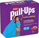 Huggies Pull-Ups, Explorers Nappy Pants for Boys - 9-18 Months, Size 3-4- Flex and Protect Pull Up Nappies with Potty Training Wetness Indicator , Pack of 28