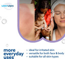 WaterWipes Relieving Cleaning Baby Wipes, 360 Wipes (6 Packs), with 99% Water & Botanical Extracts, Wet Wipes for Face & Body